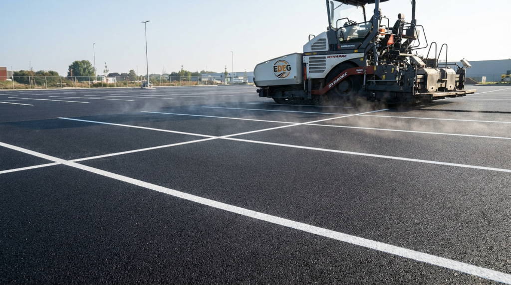 Parking grande surface 